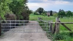 Verstellbare Stahl-Weidezauntore -Garten- Und Outdoor-Geschäfte verstellbare stahl weidezauntore