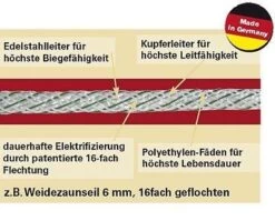Weidezaunseil Premium 8 Weidezaunseil Premium -Garten- Und Outdoor-Geschäfte weidezaunseil premium oe 6 8 mm 3